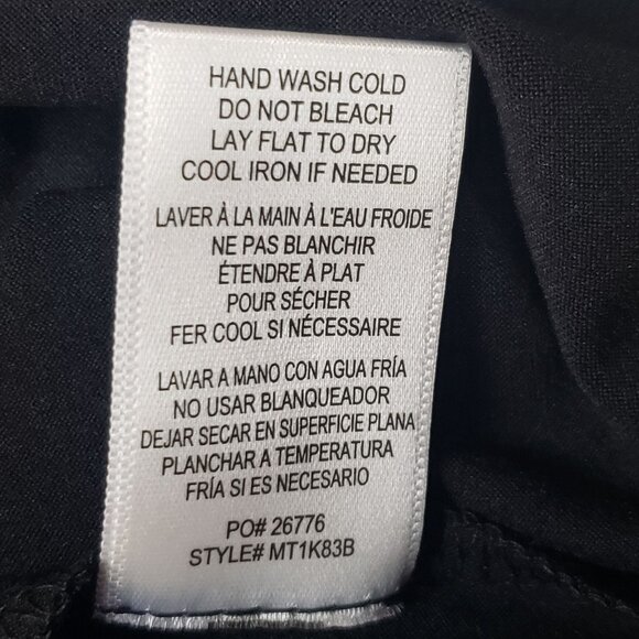 Bobeau Puff Sleeve Butter Top Womens Size XS Black V-Neck ¾ Sleeve Coquette NWOT - Picture 10 of 16